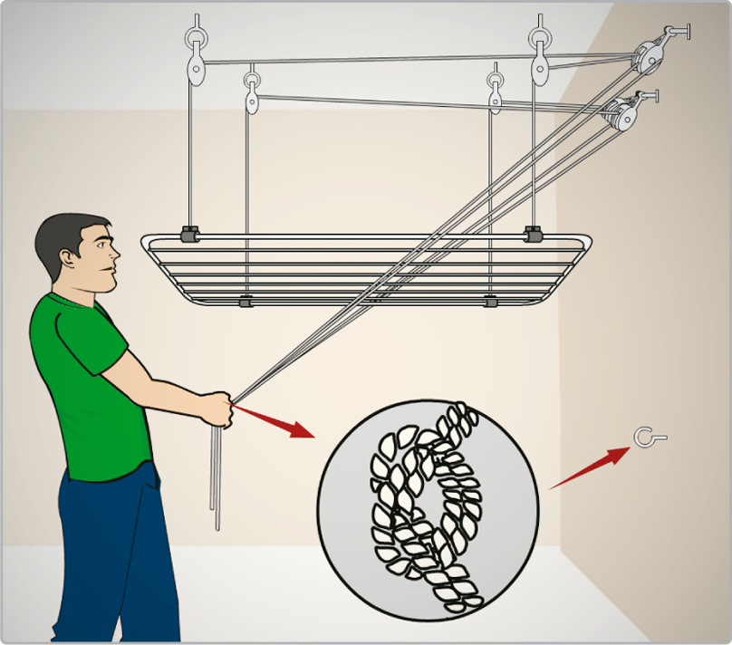 instalação de varal